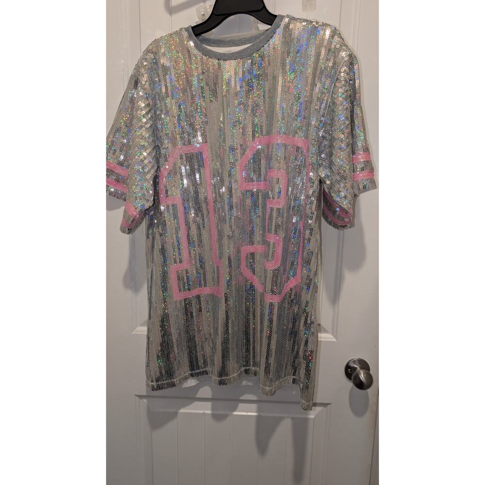 Heart & Heels Sequin 13 Jersey Dress Size L/XL